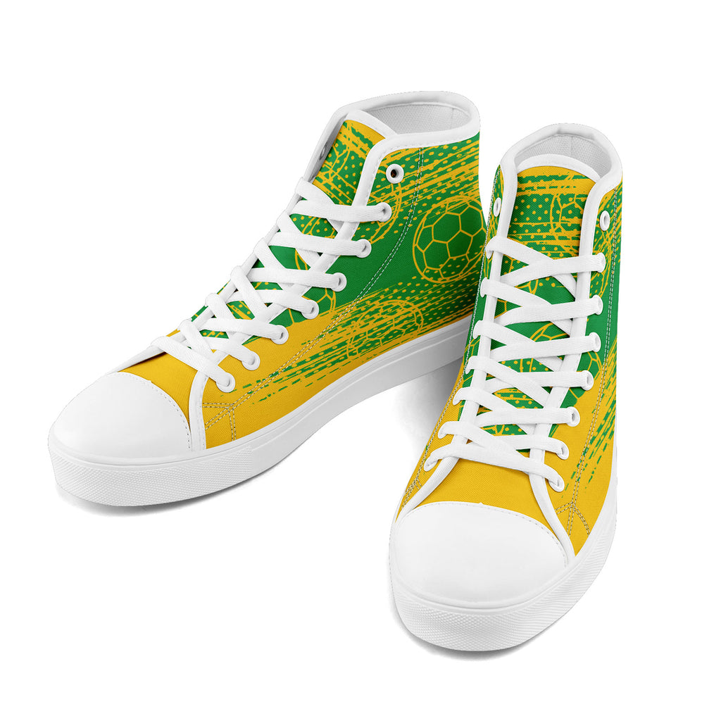 Custom 2026 World Cup Brazil Sneakers DIY Country Flag Running Shoes Lightweight Sport Shoes Gift for Football Fans Personalized Team Name and Logo FN024-F027092-5