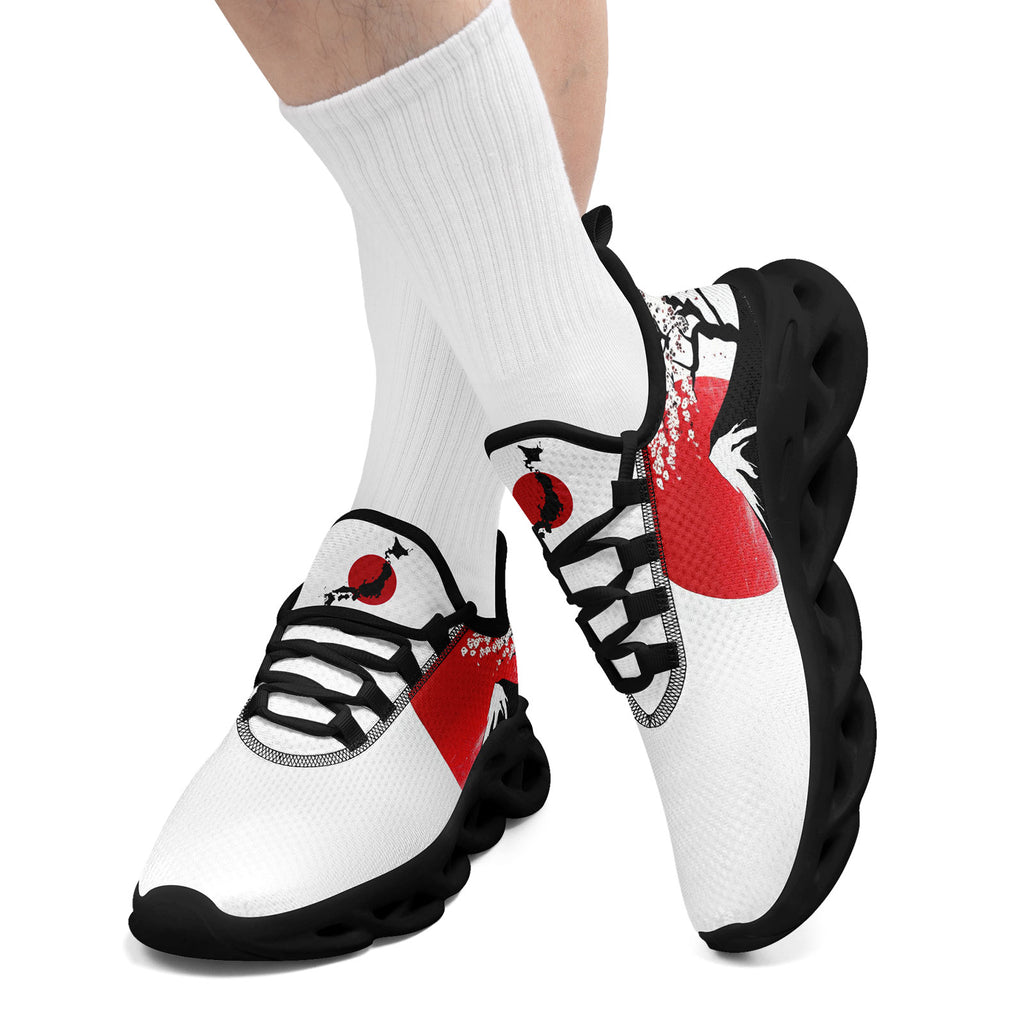 Custom Japan 2026 World Cup Sneakers DIY Country Flag Running Shoes Lightweight Sport Shoes Gift for Football Fans Personalized Team Name and Logo FN003-F025044-7