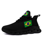 Custom 2026 World Cup Brazil Sneakers DIY Country Flag Running Shoes Lightweight Sport Shoes Gift for Football Fans Personalized Team Name and Logo FN003-F027045-3