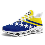 Custom Curaçao 2026 World Cup Sneakers DIY Country Flag Running Shoes Lightweight Sport Shoes Gift for Football Fans Personalized Team Name and Logo FN003XD-F009091-5