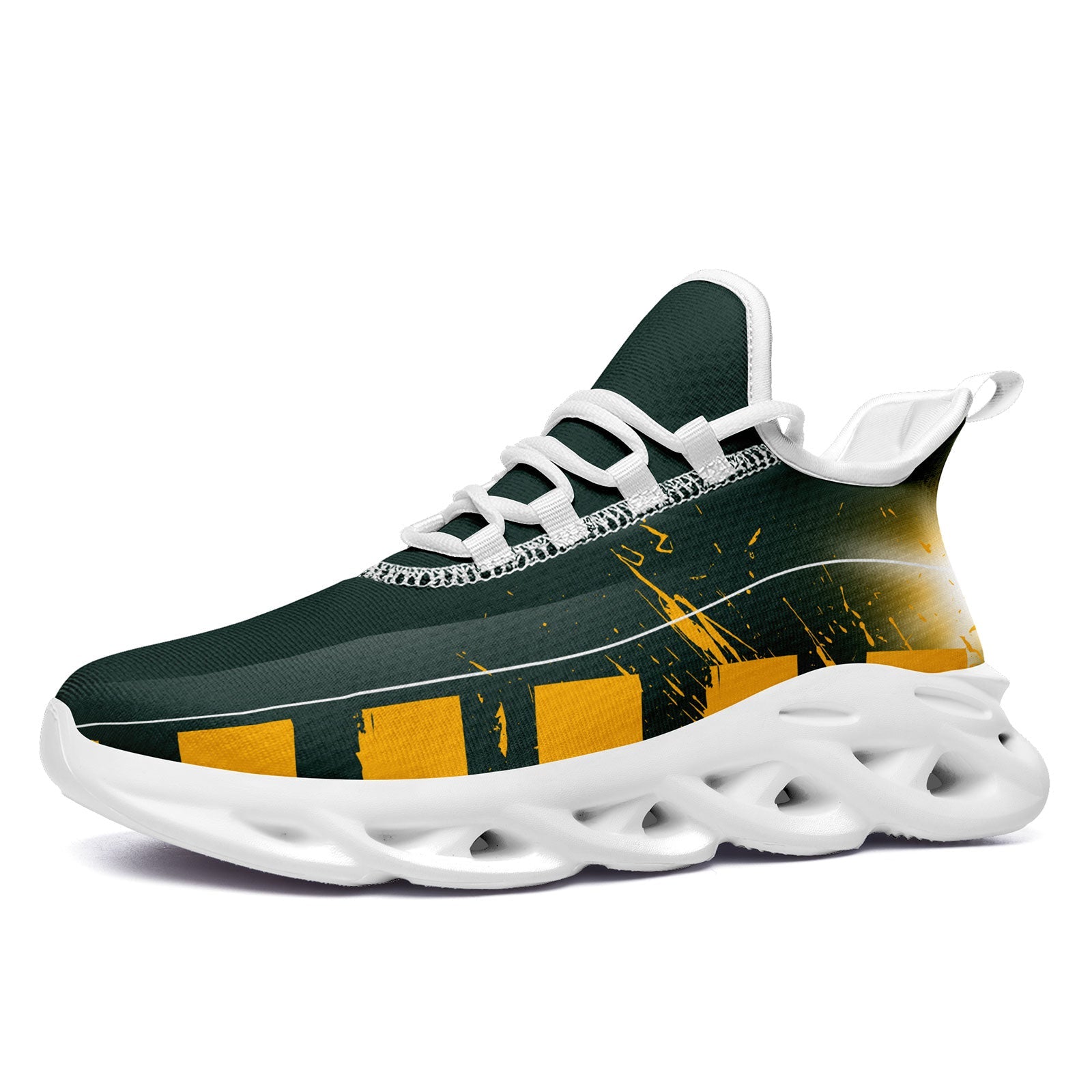 Custom Green Yellow Green Bay Maxsoul Shoes Personalized Sneaker FN003-D020260-13 Custom Online