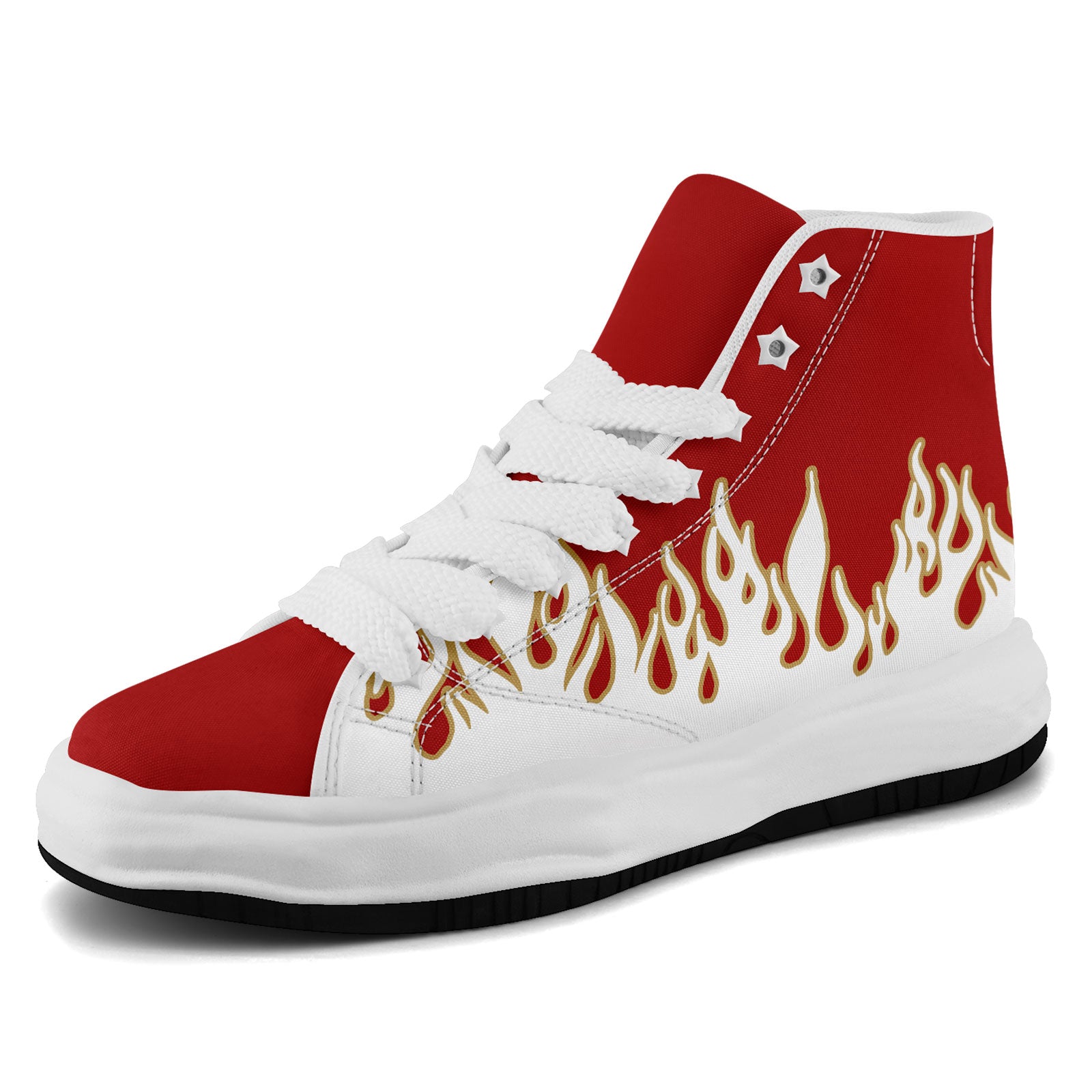 Custom Red White San Francisco Football Jersey and Firesoul Sports Shoes Combo Offer Personalized Combo ZH-D020273-25
