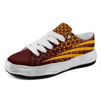 Custom Deep Red White Washington Football Jersey and Sports Shoes Combo Offer Personalized Combo ZH-D023031-31