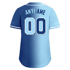 Custom Blue Gradient Fashion Personalized Authentic Baseball Jersey BSBJ01-D0a7078