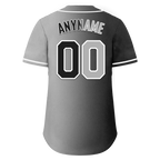 Custom Black Grey Gradient Fashion Personalized Authentic Baseball Jersey BSBJ01-D0a7a07