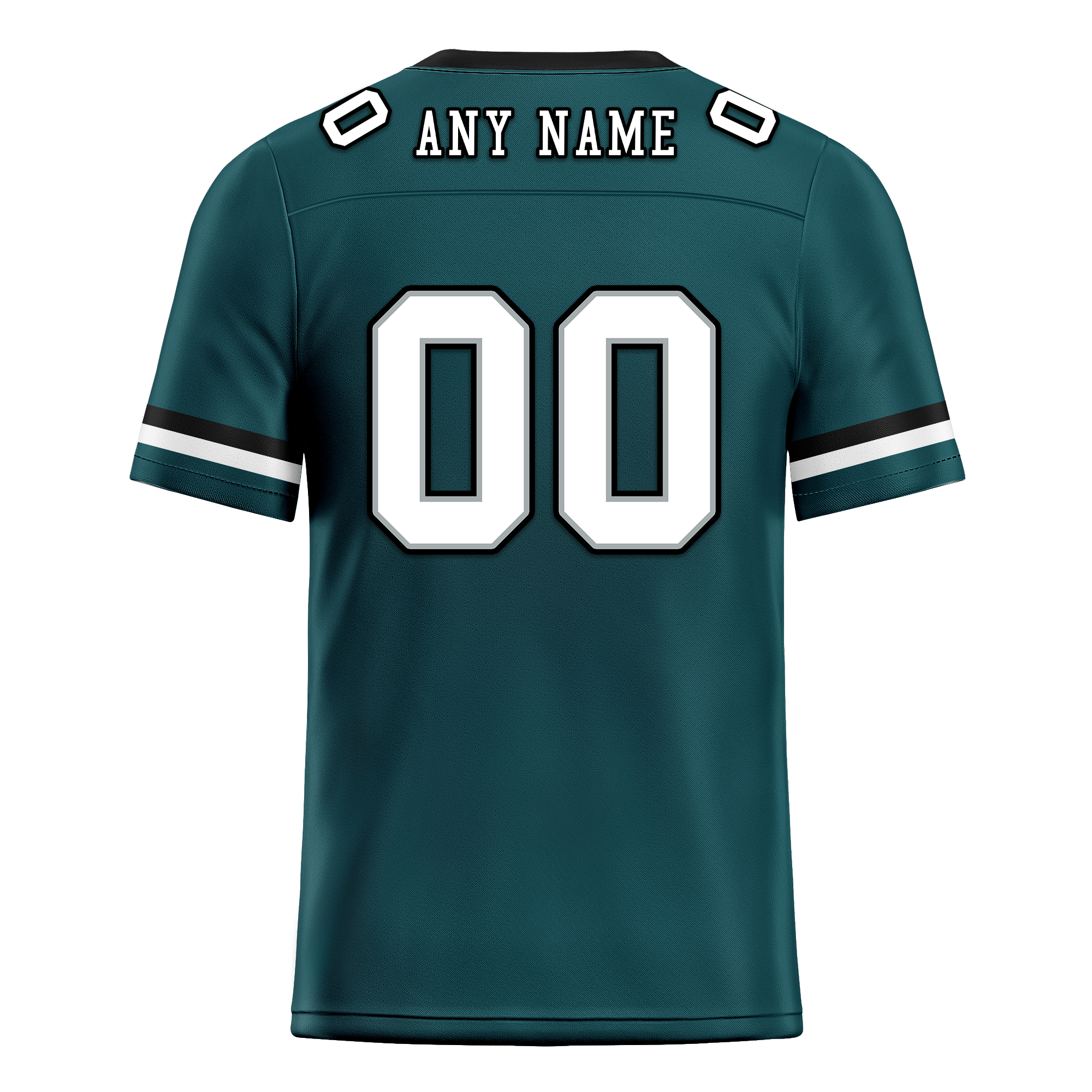 Custom Cyan Classic Style Personalized Authentic Football Jersey FBJ02-bd0a70ab