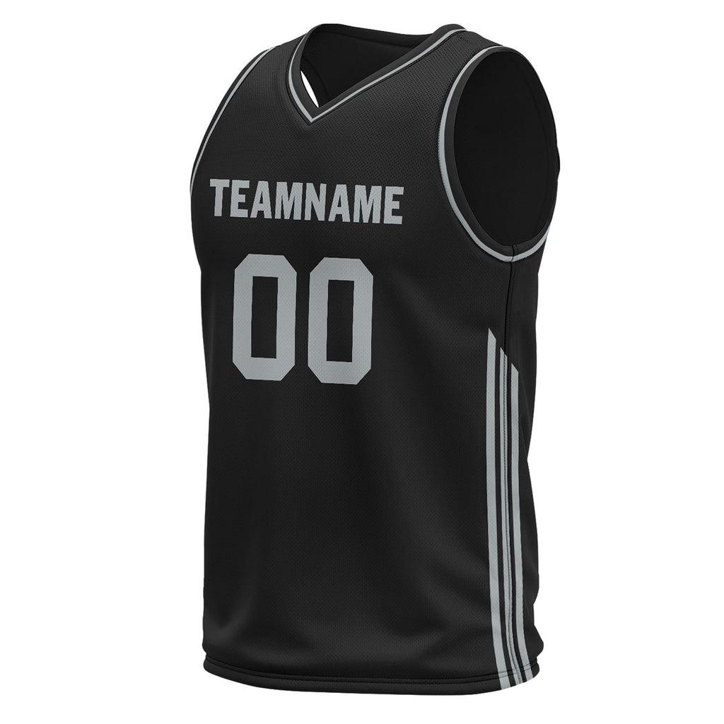 Custom Black Classic Style Sports Uniform Basketball Jersey BBJ01-D020105-18