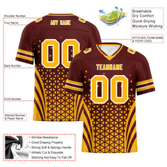 Custom Deep Red White Washington Football Jersey and Sports Shoes Combo Offer Personalized Combo ZH-D023031-31