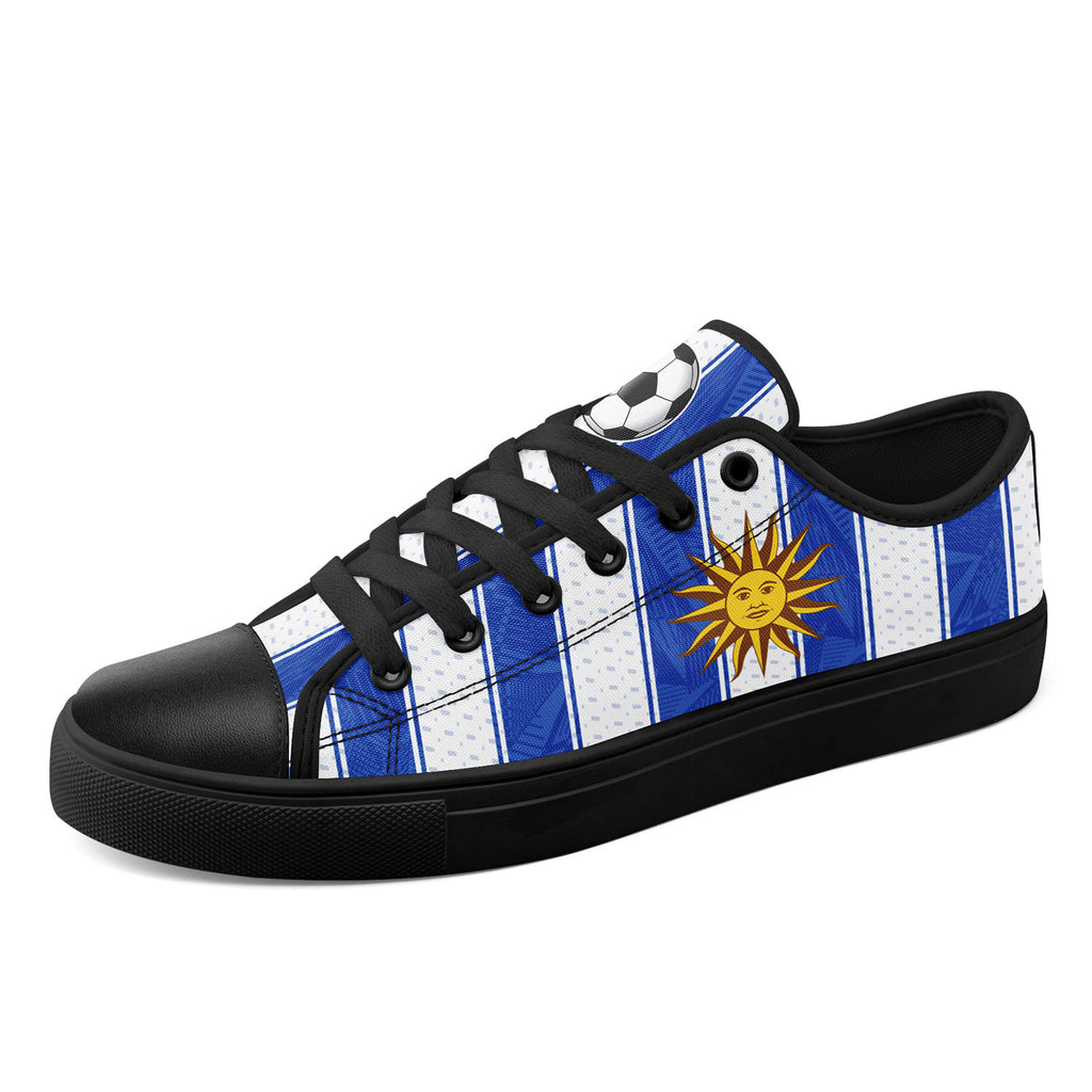 Custom Uruguay 2026 World Cup Sneakers DIY Country Flag Running Shoes Lightweight Sport Shoes Gift for Football Fans Personalized Team Name and Logo FN027-F009107-3