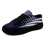 Custom Blue White Texas Shoes Personalized Sneaker FN038-D023003-9