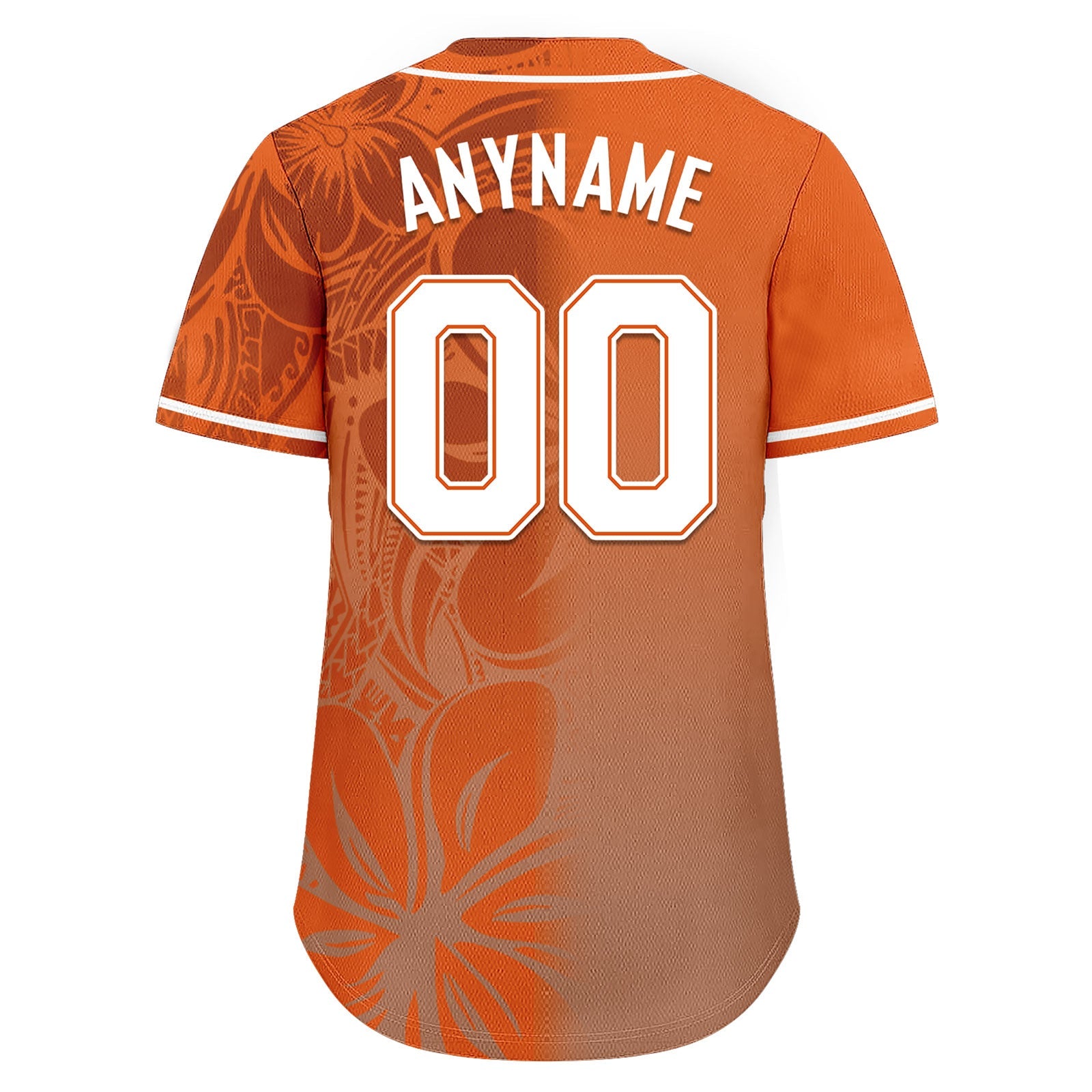 Custom Orange Classic Style Personalized Authentic Baseball Jersey BSBJ01-D020160-4