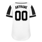 Custom White Black Raglan Sleeves Personalized Authentic Baseball Jersey BSBJ01-D017161