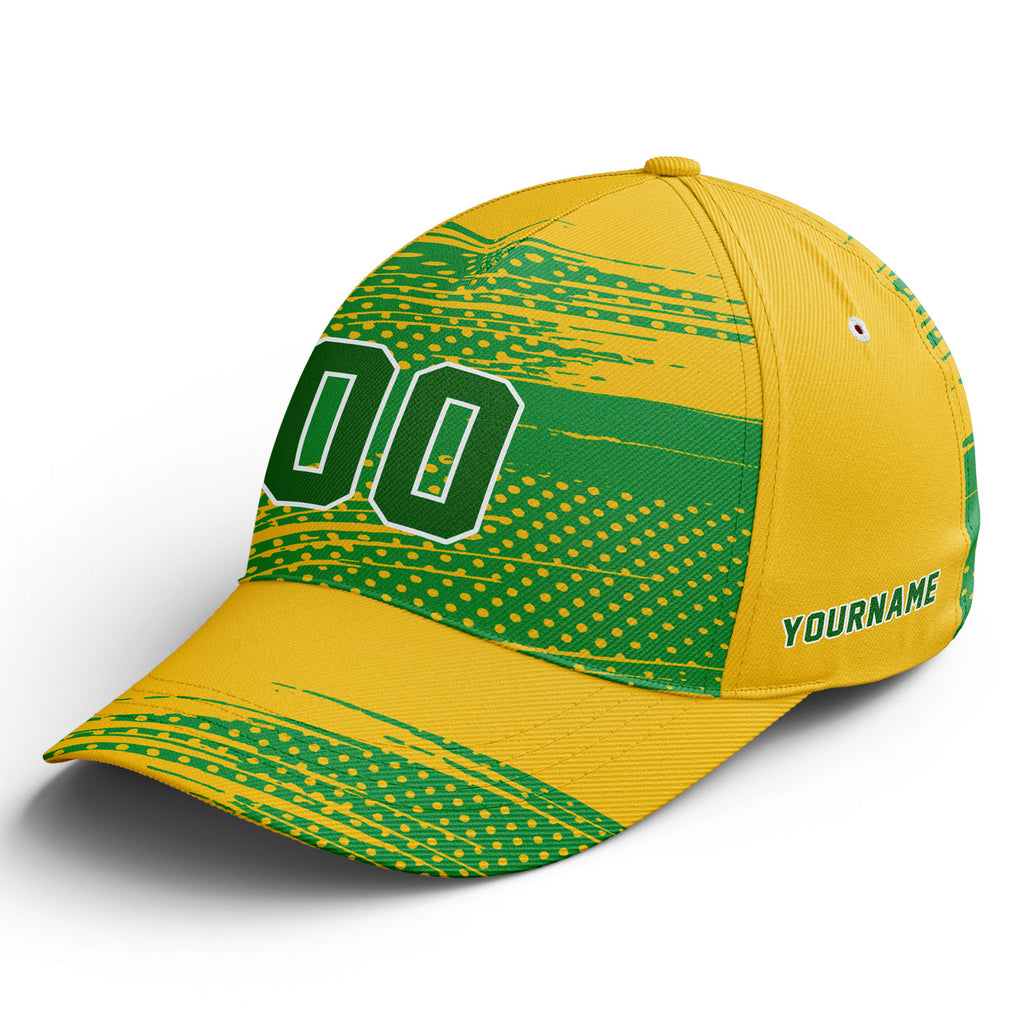 Personalized 2026 Brazil Soccer Fan Hat - Add Your Name & Design Custom 2026 Football Tournament Hat YW061-F027087-5