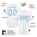 Custom Stripe Fashion Personalized Authentic Baseball Jersey BSBJ01-E025078-5