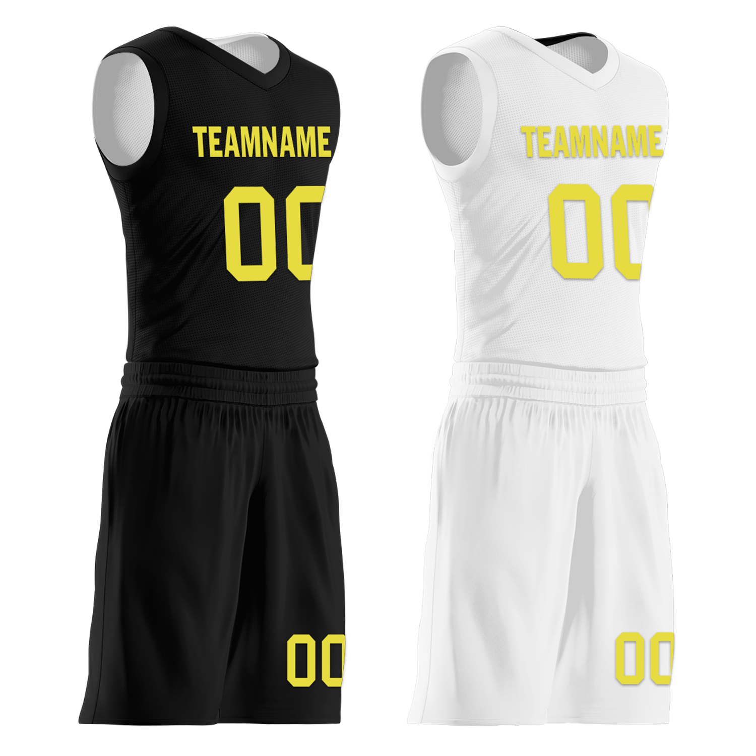 Custom Black White Classic Style Reversible Basketball Uniform Personalized Ordinary BBJR-D017048