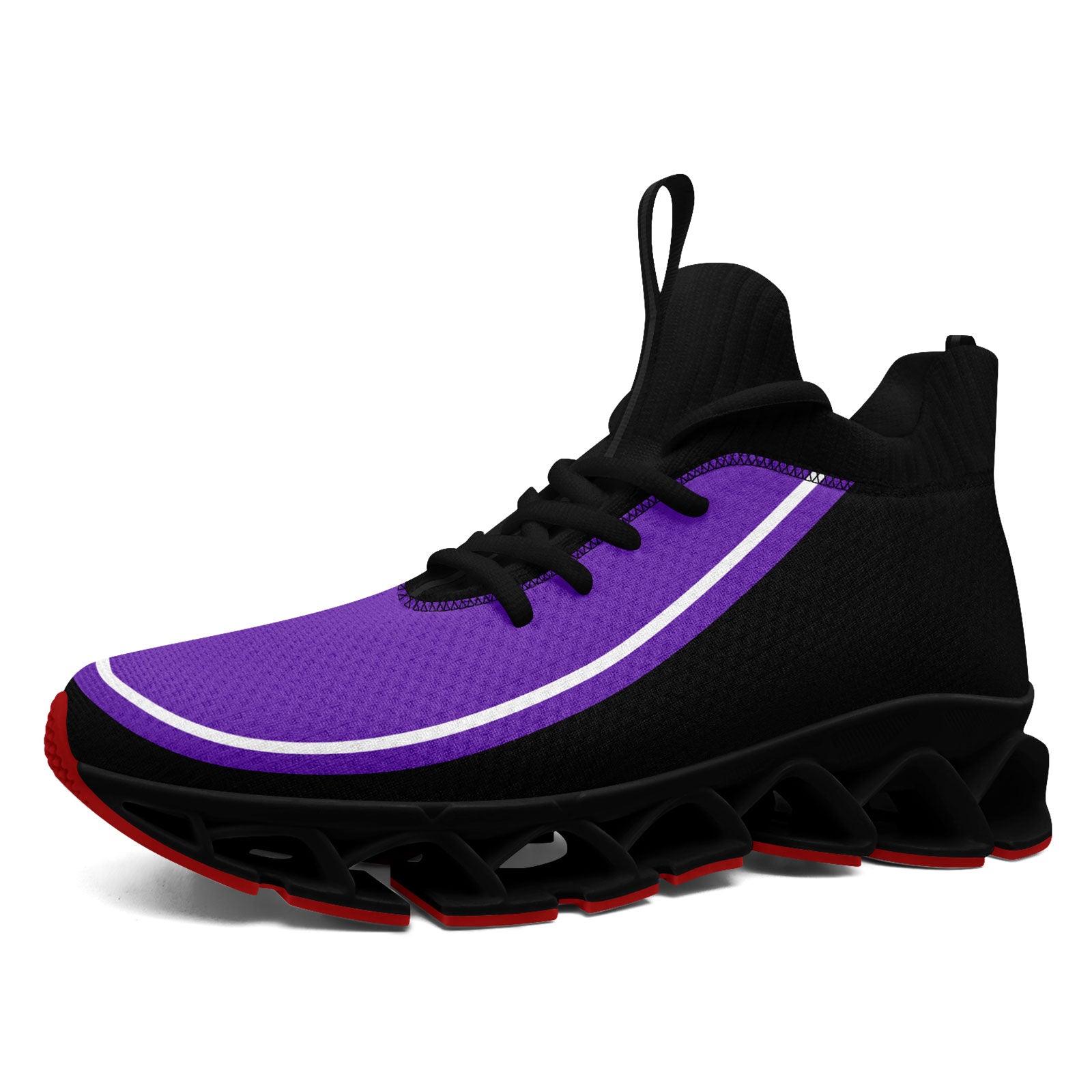 Custom Purple Black Maxsoul Shoes Personalized Sneaker FN030XD-D020388-15