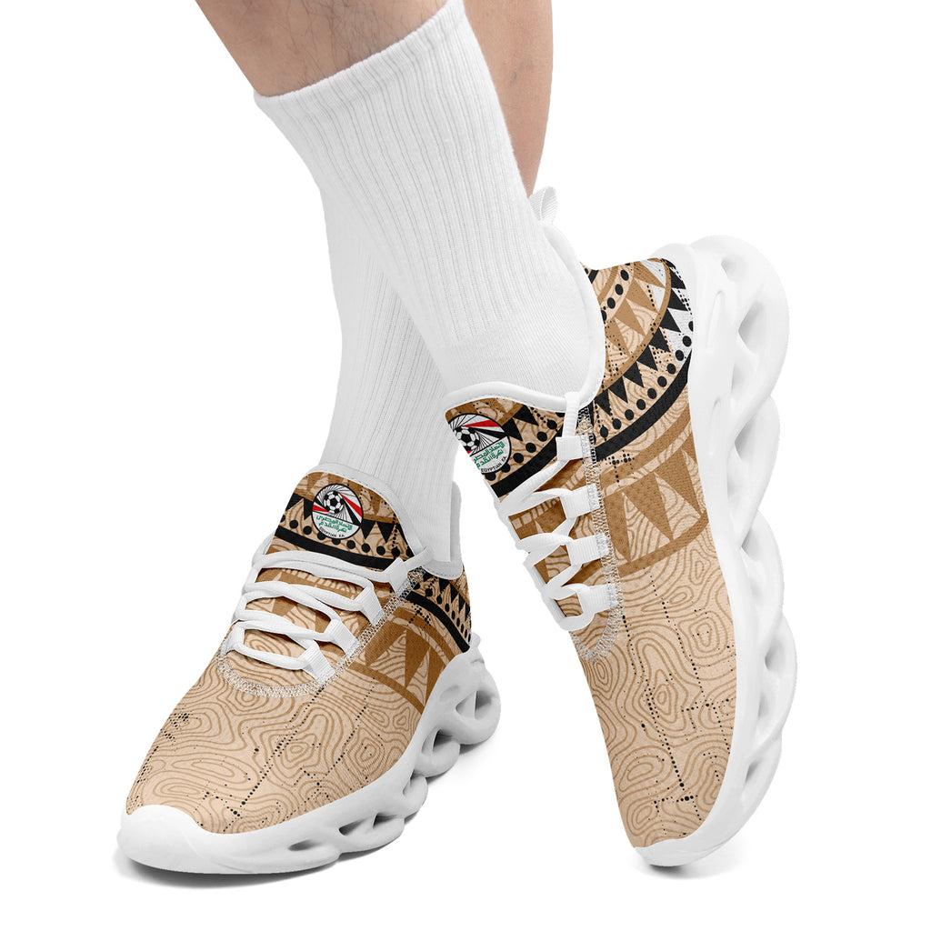 Custom Egypt 2026 World Cup Sneakers DIY Country Flag Running Shoes Lightweight Sport Shoes Gift for Football Fans Personalized Team Name and Logo FN003-F020041-5
