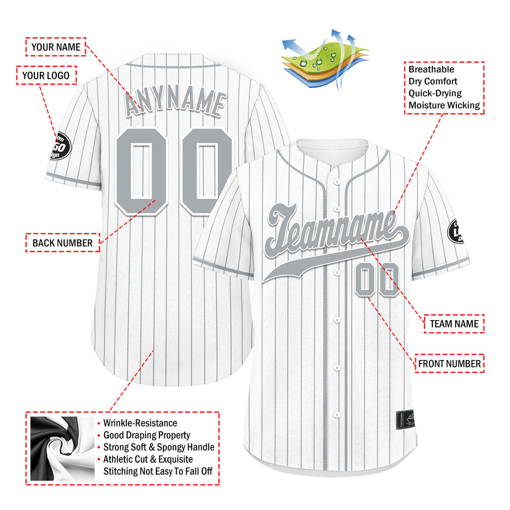 Custom Stripe Fashion Personalized Authentic Baseball Jersey BSBJ01-E025078-11