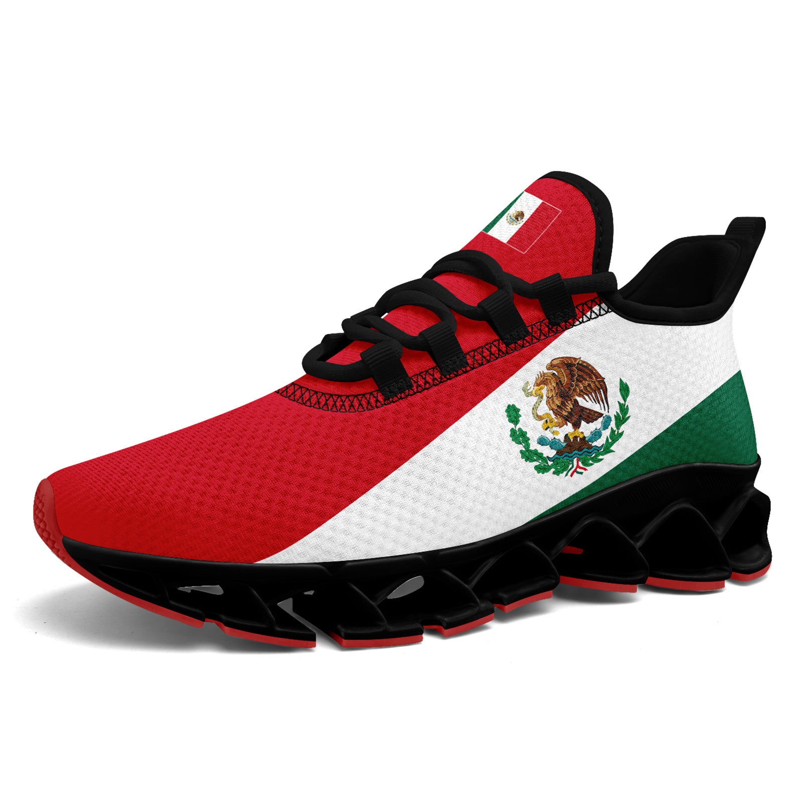Custom 2026 World Cup Mexico Sneakers DIY Country Flag Running Shoes Lightweight Sport Shoes Gift for Football Fans Personalized Team Name and Logo FN003XD-F023050-4