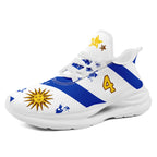 Custom Uruguay 2026 World Cup Sneakers DIY Country Flag Running Shoes Lightweight Sport Shoes Gift for Football Fans Personalized Team Name and Logo FN079-F009123-3