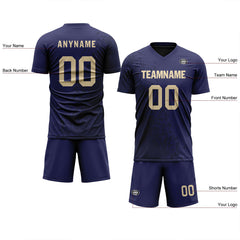 Custom Blue Soccer Sets Jersey Personalized SCJ101-D28032