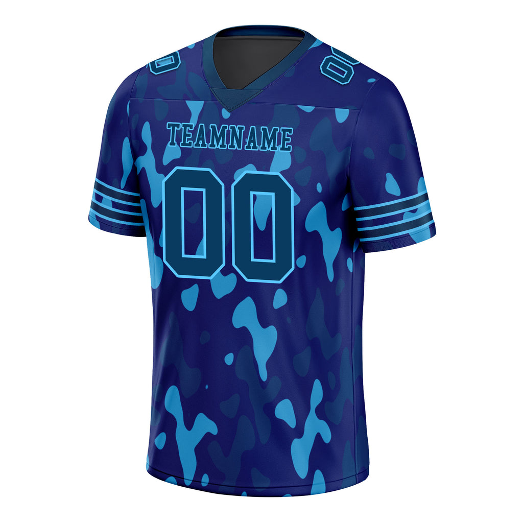 Custom Camo Personalized Authentic Football Jersey FBJ02-D06117