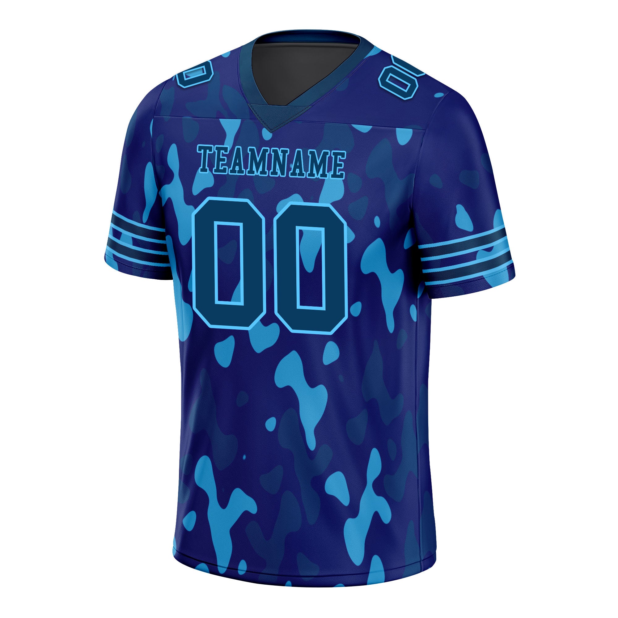 Custom Camo Personalized Authentic Football Jersey FBJ02-D06117