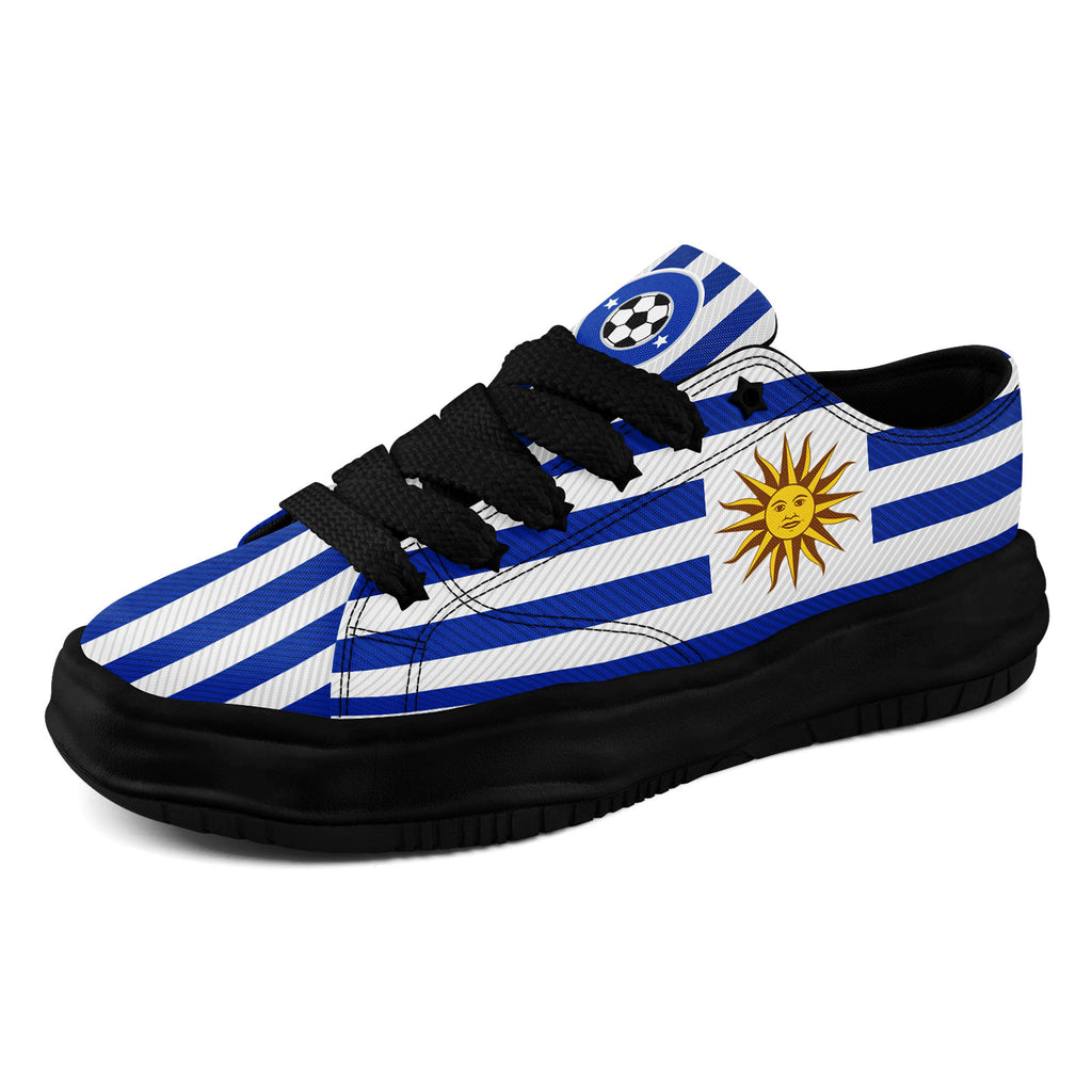 Custom Uruguay 2026 World Cup Sneakers DIY Country Flag Running Shoes Lightweight Sport Shoes Gift for Football Fans Personalized Team Name and Logo FN038-F009112-4
