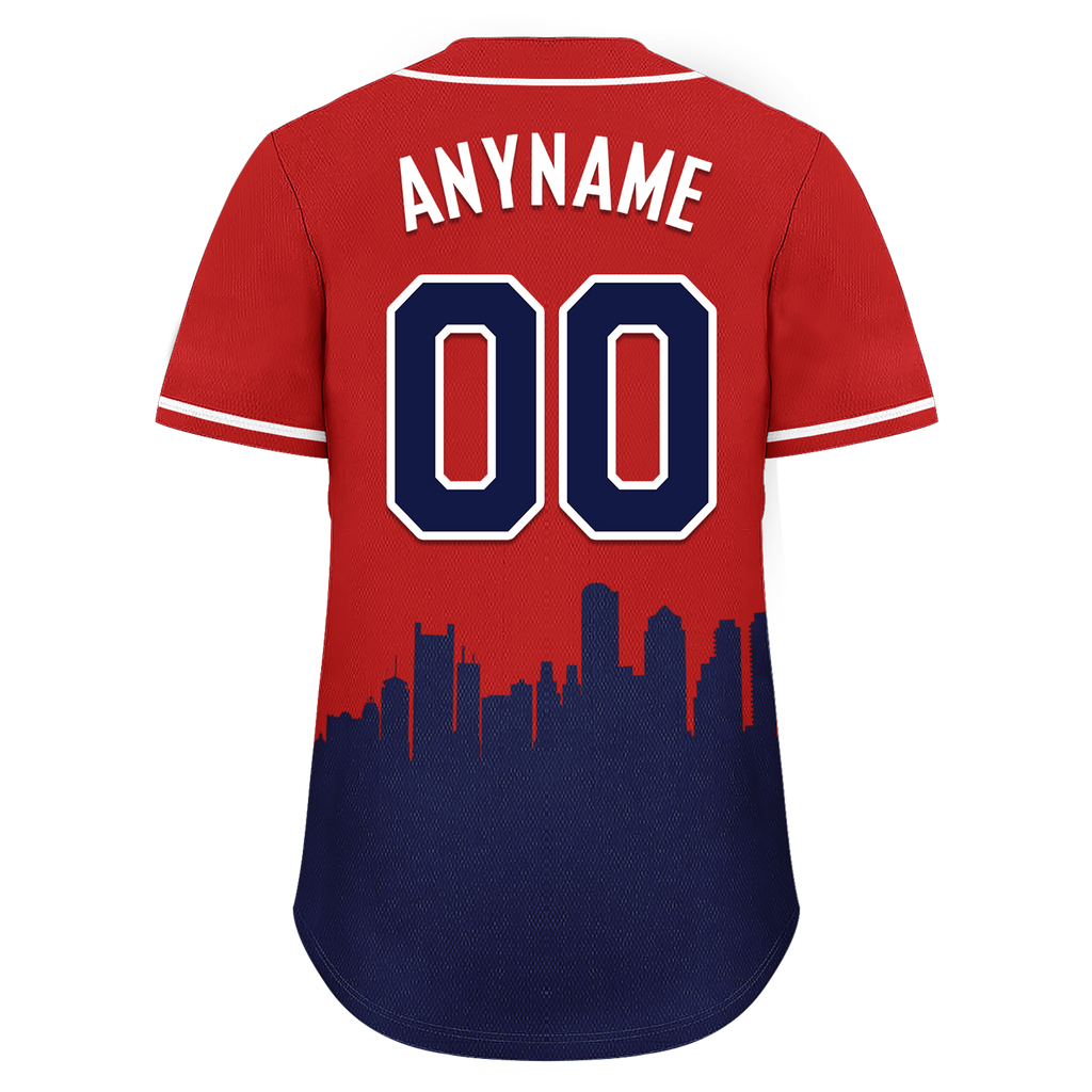 Custom Red Blue City Edition Personalized Authentic Baseball Jersey BSBJ01-D017123