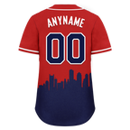 Custom Red Blue City Edition Personalized Authentic Baseball Jersey BSBJ01-D017123