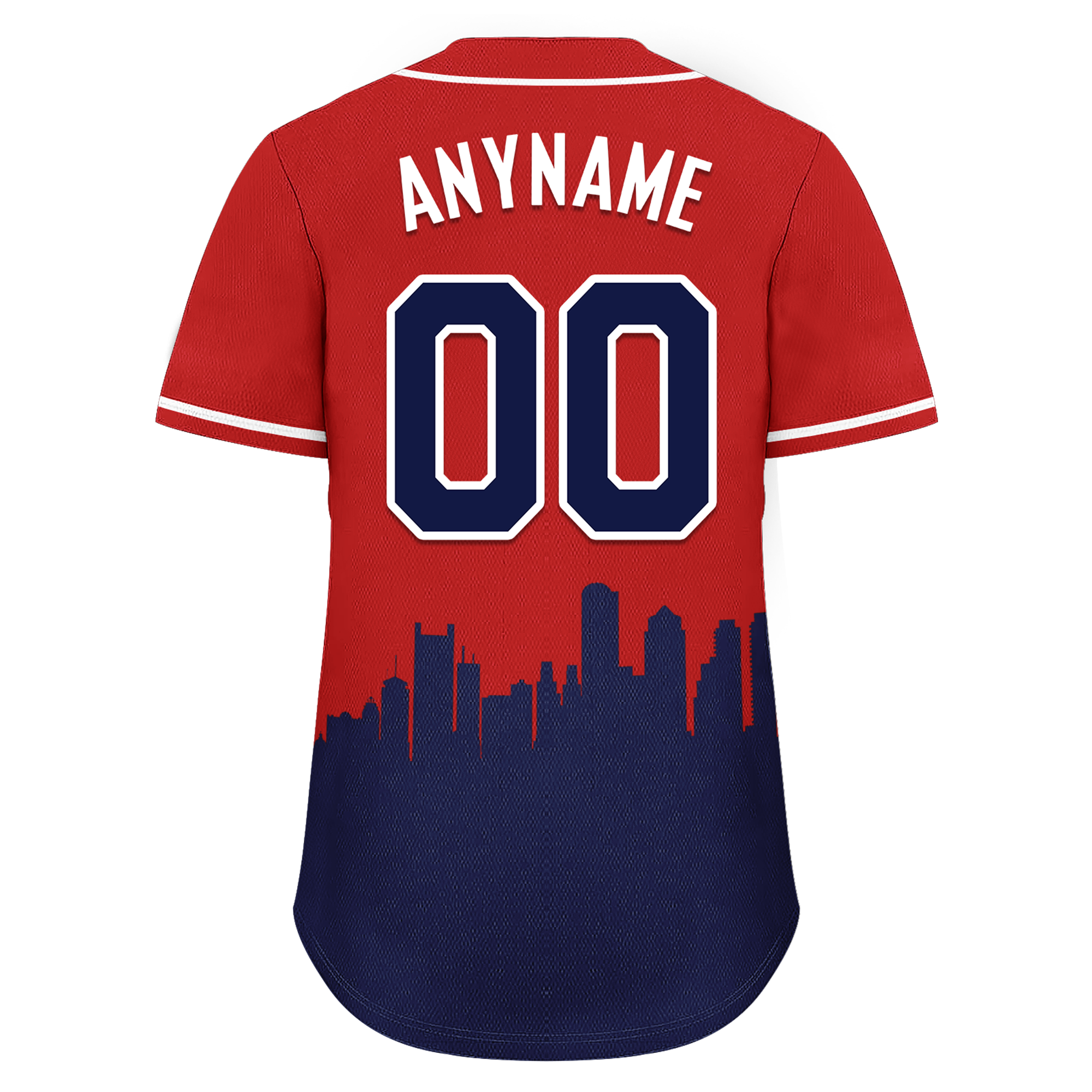 Custom Red Blue City Edition Personalized Authentic Baseball Jersey BSBJ01-D017123