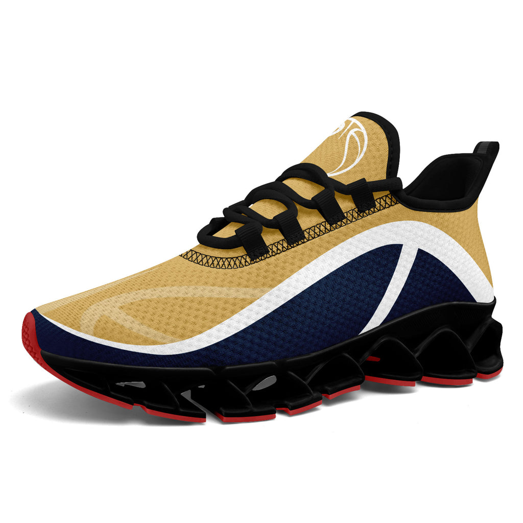 Custom Blue Yellow Maxsoul Shoes Personalized Sneaker FN003XD-D020391-12