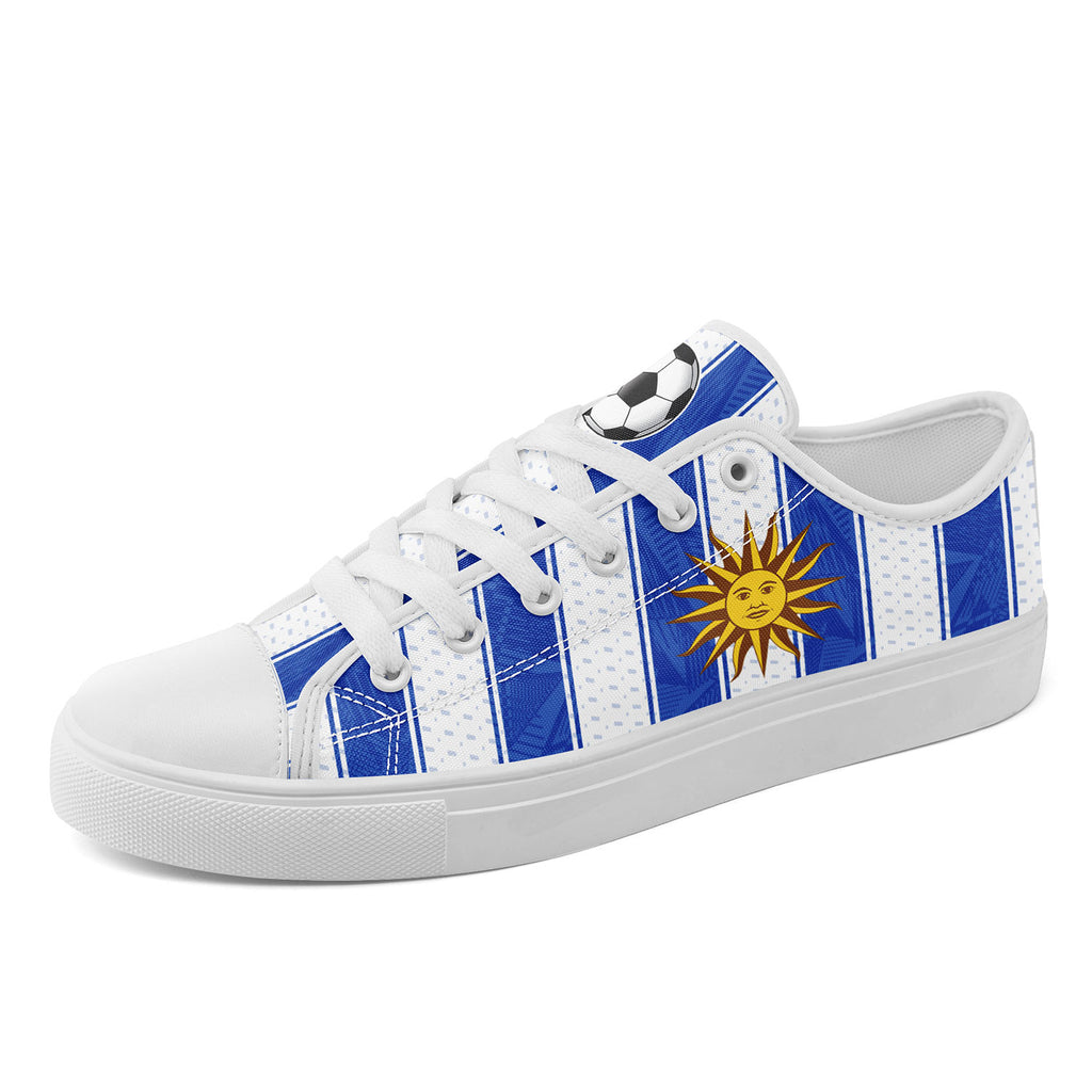 Custom Uruguay 2026 World Cup Sneakers DIY Country Flag Running Shoes Lightweight Sport Shoes Gift for Football Fans Personalized Team Name and Logo FN027-F009107-3