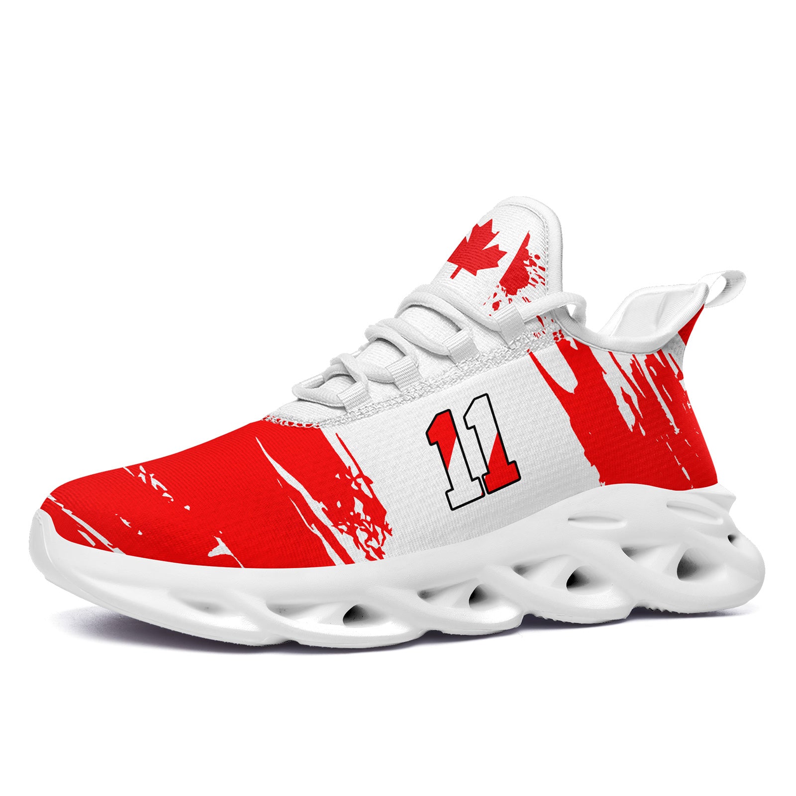 Custom 2026 World Cup Canada Sneakers DIY Country Flag Running Shoes Lightweight Sport Shoes Gift for Football Fans Personalized Team Name and Logo FN003-F023079-6