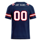 Custom Blue Classic Style Personalized Authentic Football Jersey FBJ02-bd0a70b0