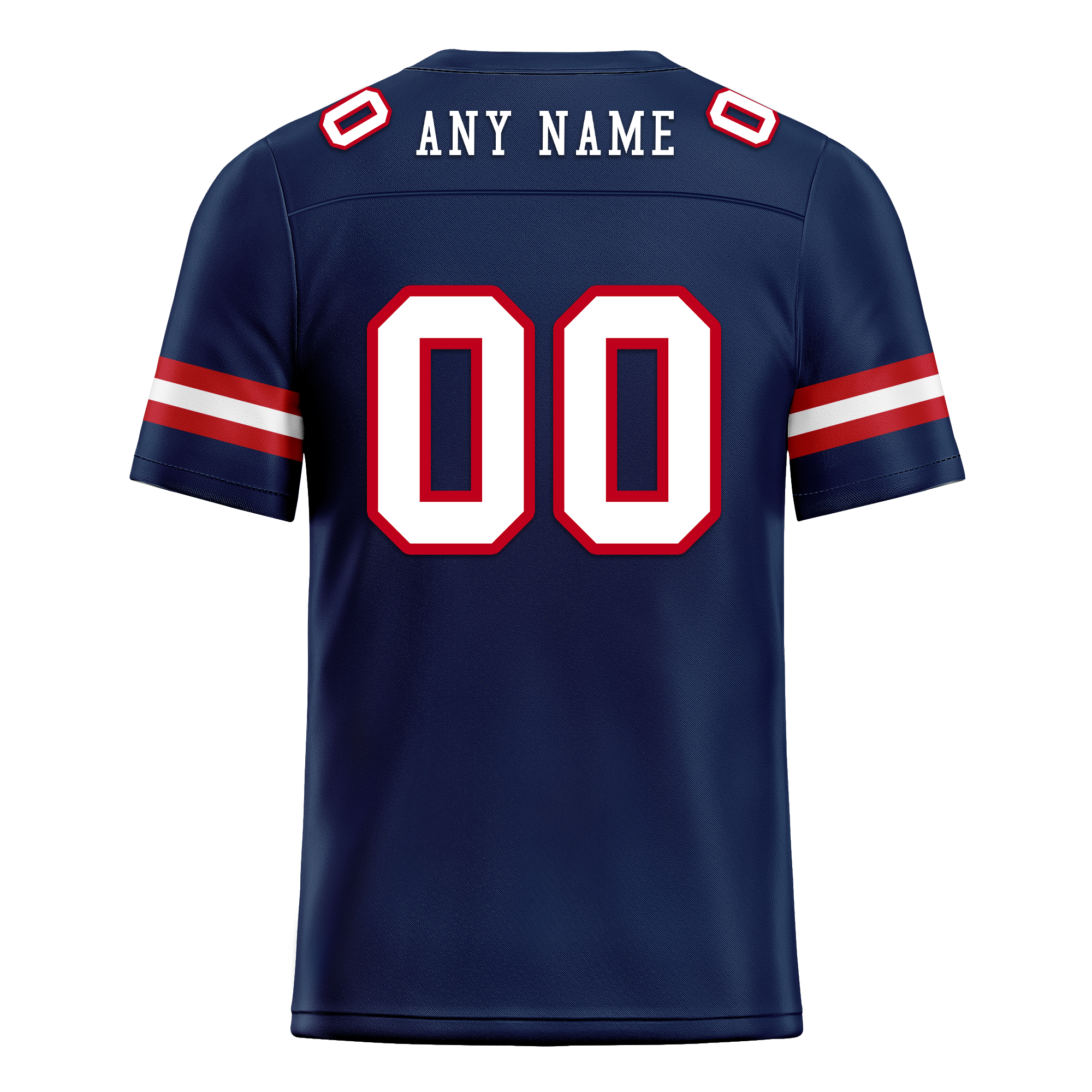 Custom Blue Classic Style Personalized Authentic Football Jersey FBJ02-bd0a70b0