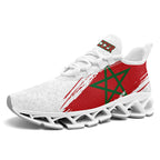 Custom Morocco 2026 World Cup Sneakers DIY Country Flag Running Shoes Lightweight Sport Shoes Gift for Football Fans Personalized Team Name and Logo FN003XD-F009086-5