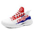 Custom Croatia 2026 World Cup Sneakers DIY Country Flag Running Shoes Lightweight Sport Shoes Gift for Football Fans Personalized Team Name and Logo FN079-F009105-5