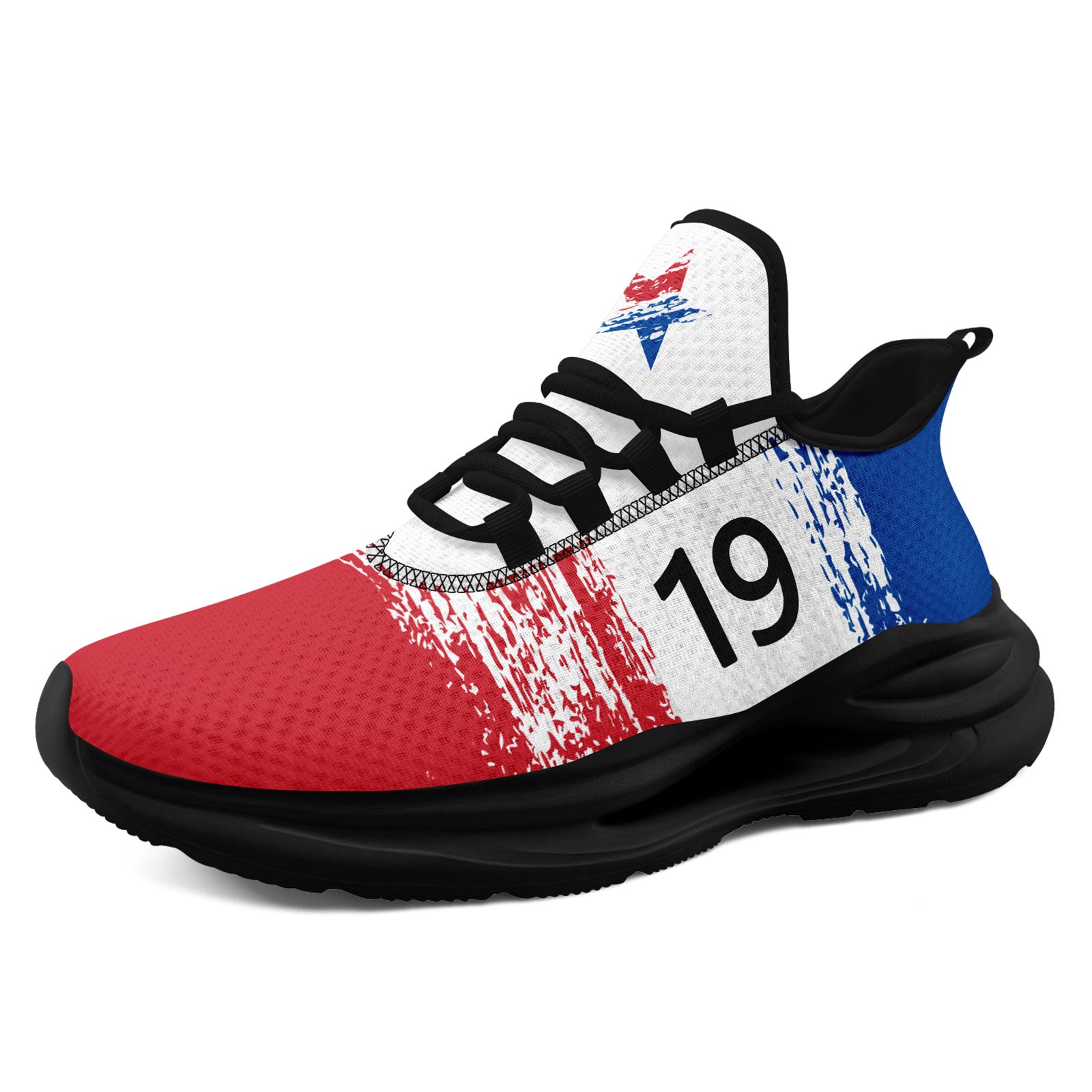 Custom South Korea 2026 World Cup Sneakers DIY Country Flag Running Shoes Lightweight Sport Shoes Gift for Football Fans Personalized Team Name and Logo FN079-F009118-4