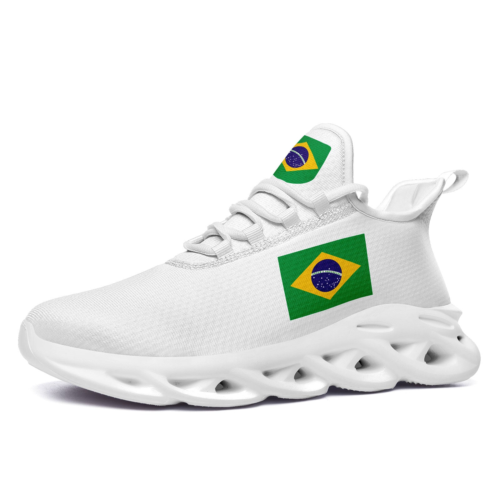 Custom 2026 World Cup Brazil Sneakers DIY Country Flag Running Shoes Lightweight Sport Shoes Gift for Football Fans Personalized Team Name and Logo FN003-F027045-3