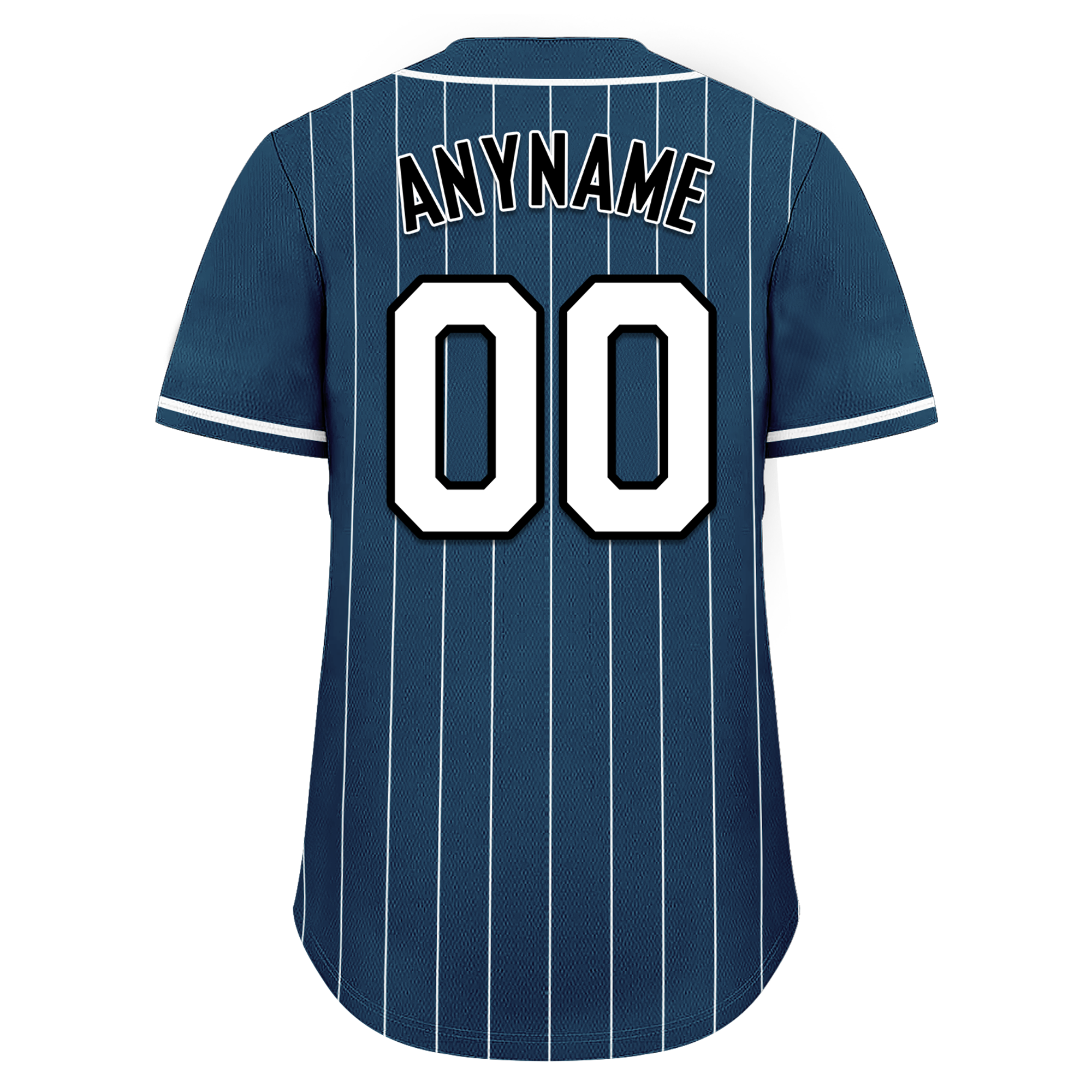 Custom Blue Stripe Fashion Personalized Authentic Baseball Jersey BSBJ01-D017258