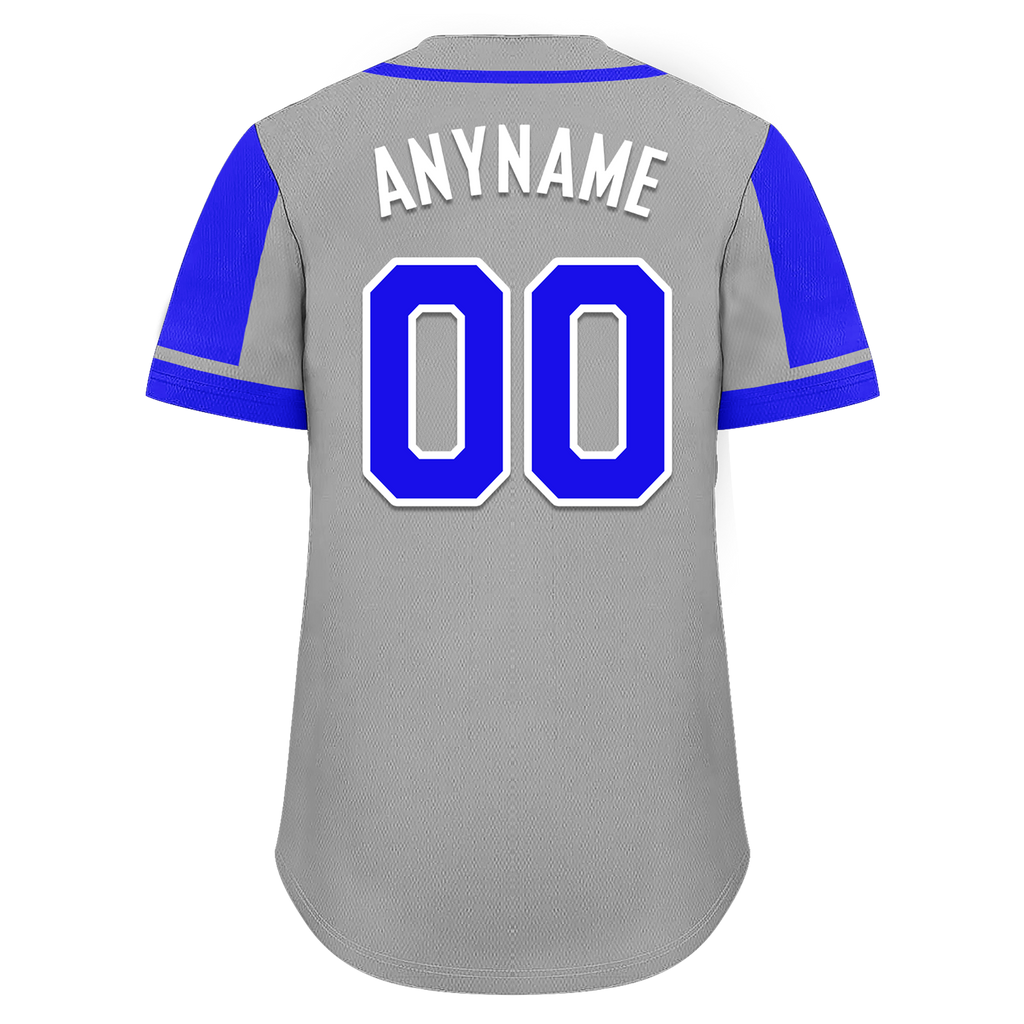 Custom Gray Purple Raglan Sleeves Personalized Authentic Baseball Jersey BSBJ01-D017189
