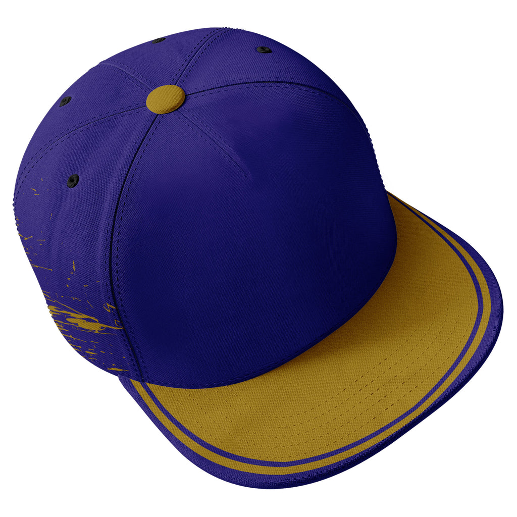 Custom Blue Yellow Baltimore MaxSoul Shoes and Hat Combo Offer Personalized Combo ZH-D020264-2