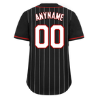 Custom Black Stripe Fashion Personalized Authentic Baseball Jersey BSBJ01-D017243