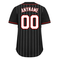 Custom Black Stripe Fashion Personalized Authentic Baseball Jersey BSBJ01-D017243