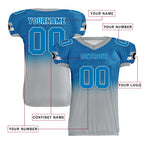 Custom Blue Gray Fade Fashion Detroit High-Performance American Football Jersey FBJ06-D020252-11