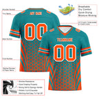 Custom Blue White Florida Football Jersey and Sports Shoes Combo Offer Personalized Combo ZH-D023031-24