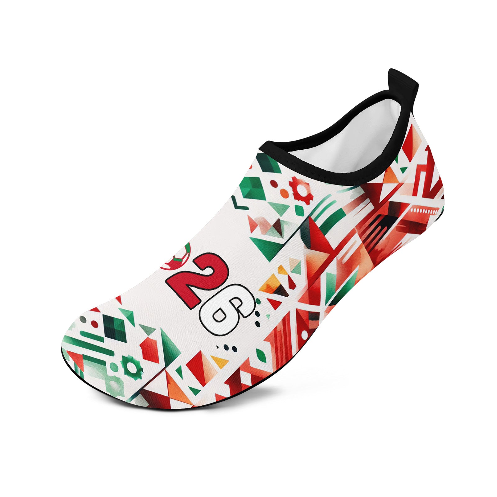 Custom 2026 World Cup Mexico Sneakers DIY Country Flag Running Shoes Lightweight Sport Shoes Gift for Football Fans Personalized Team Name and Logo FN086-F023097-2