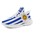 Custom Uruguay 2026 World Cup Sneakers DIY Country Flag Running Shoes Lightweight Sport Shoes Gift for Football Fans Personalized Team Name and Logo FN079-F009082-4