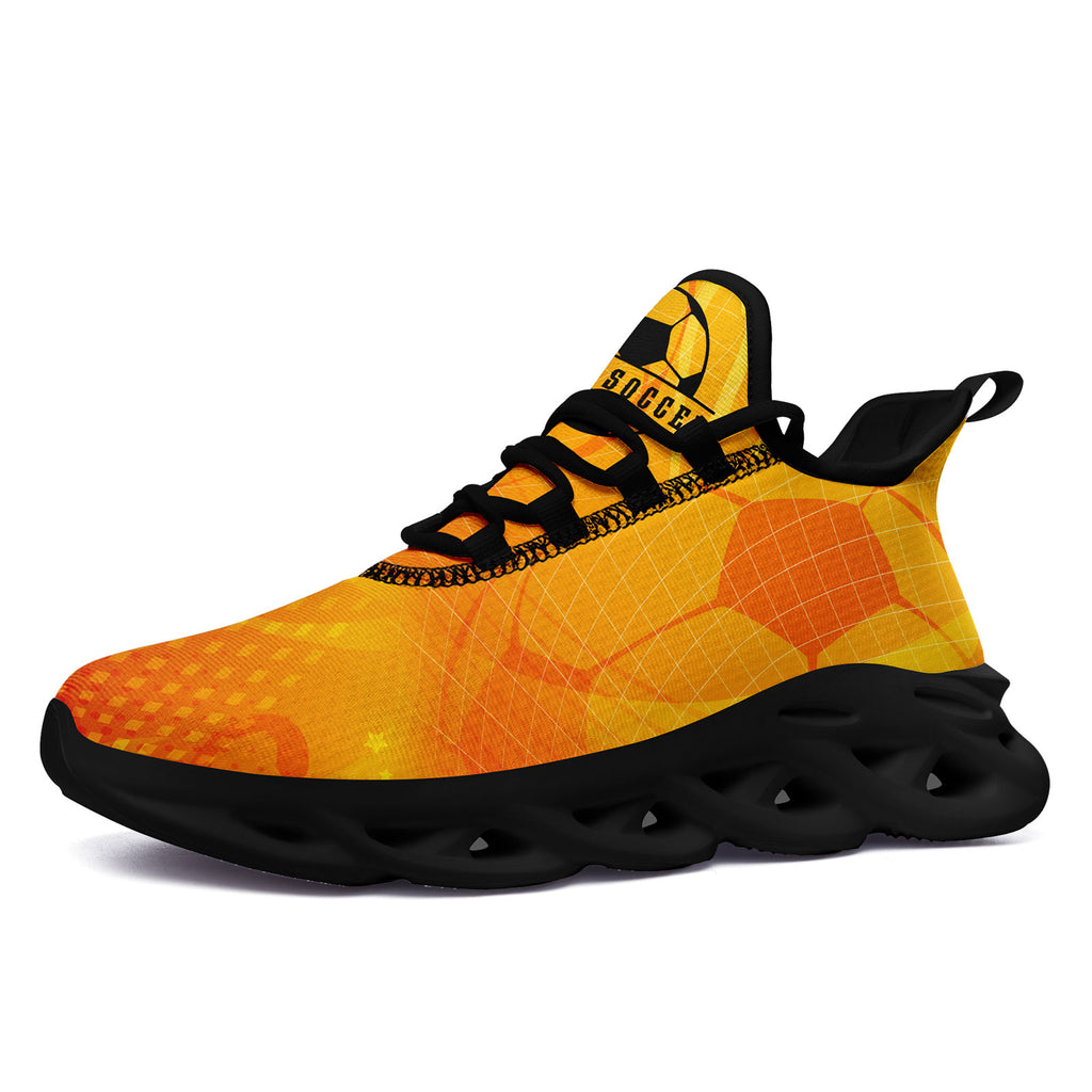 Custom Spain 2026 World Cup Sneakers DIY Country Flag Running Shoes Lightweight Sport Shoes Gift for Football Fans Personalized Team Name and Logo FN003-F025036-5